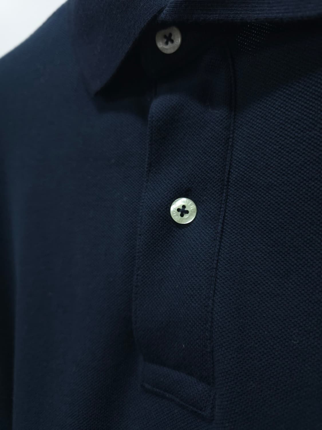 ​타미힐피거 네이비 옥스포드 배색 포인트 긴팔 카라티 (95) 상품이미지4