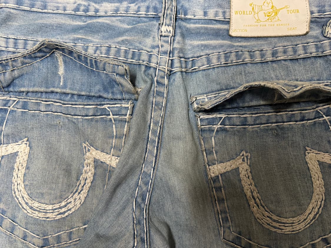 트루릴리전 월드투어 플레어 부츠컷 데님팬츠 상품이미지7