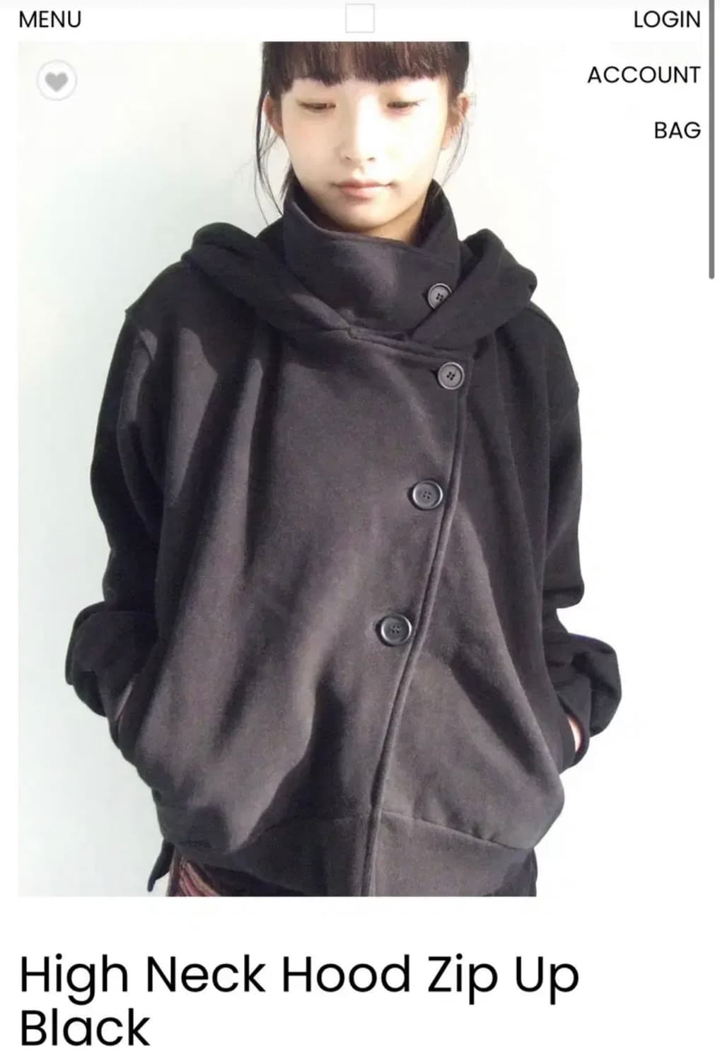 오스하이 하이넥 후드집업 상품이미지1