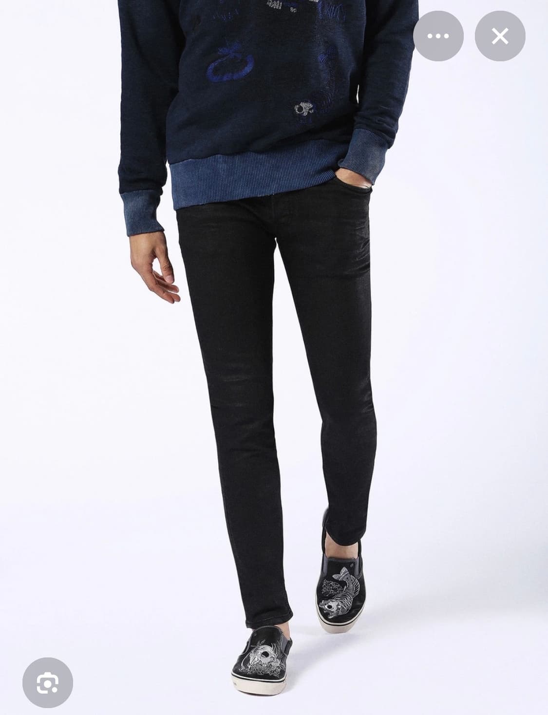 [32] 디젤 블랙 코팅진 상품이미지1