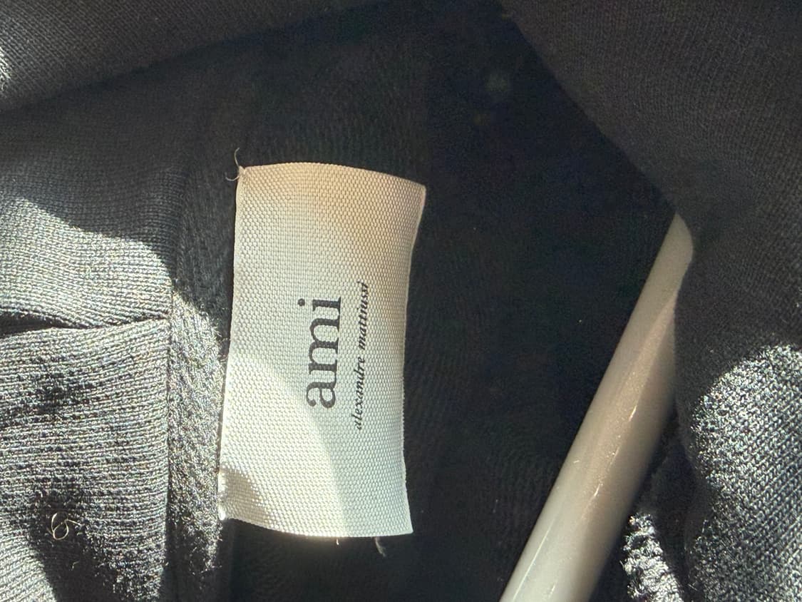 아미 후드티/아미 스몰 하트 로고 후드 블랙XL (정품) 상품이미지5