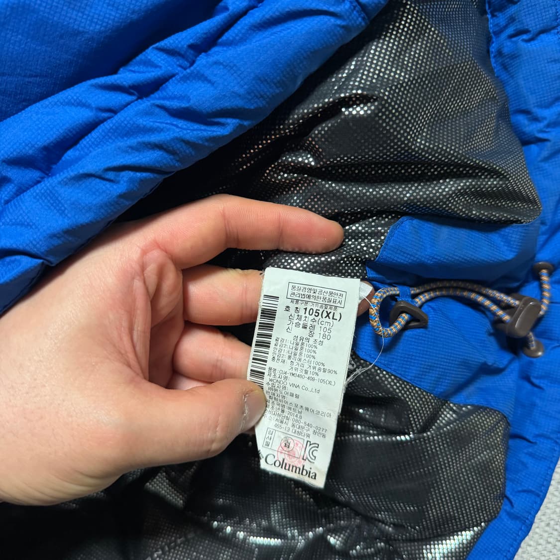 컬럼비아 옴니히트 대장 구스다운 패딩 자켓 상품이미지4