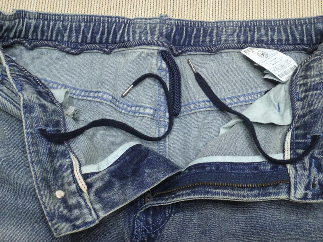 (30-31) series BAGGY 워싱 밴딩 데님 팬츠 상품이미지7