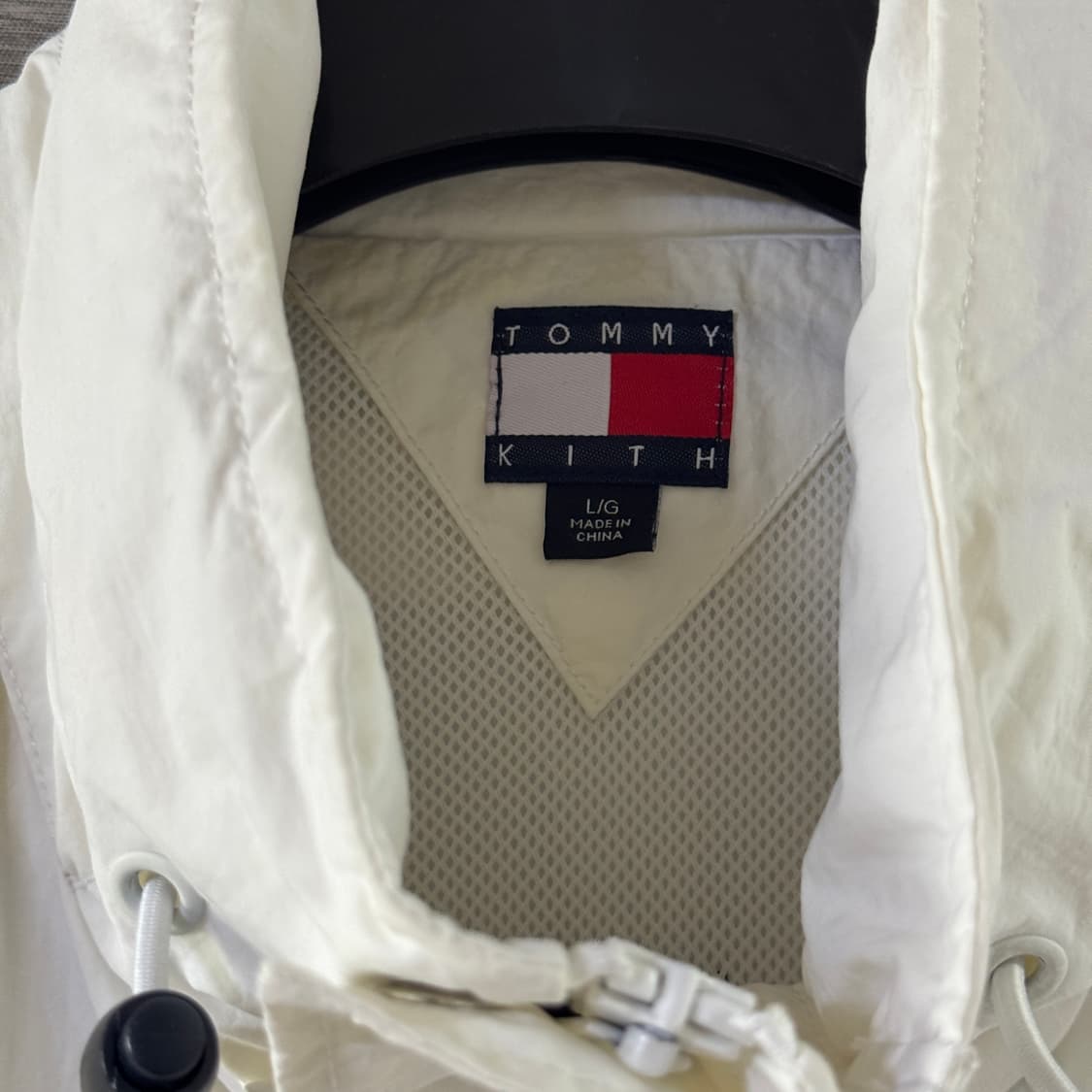 [L] 타미힐피거 KITH 트랙 자켓 화이트 상품이미지6