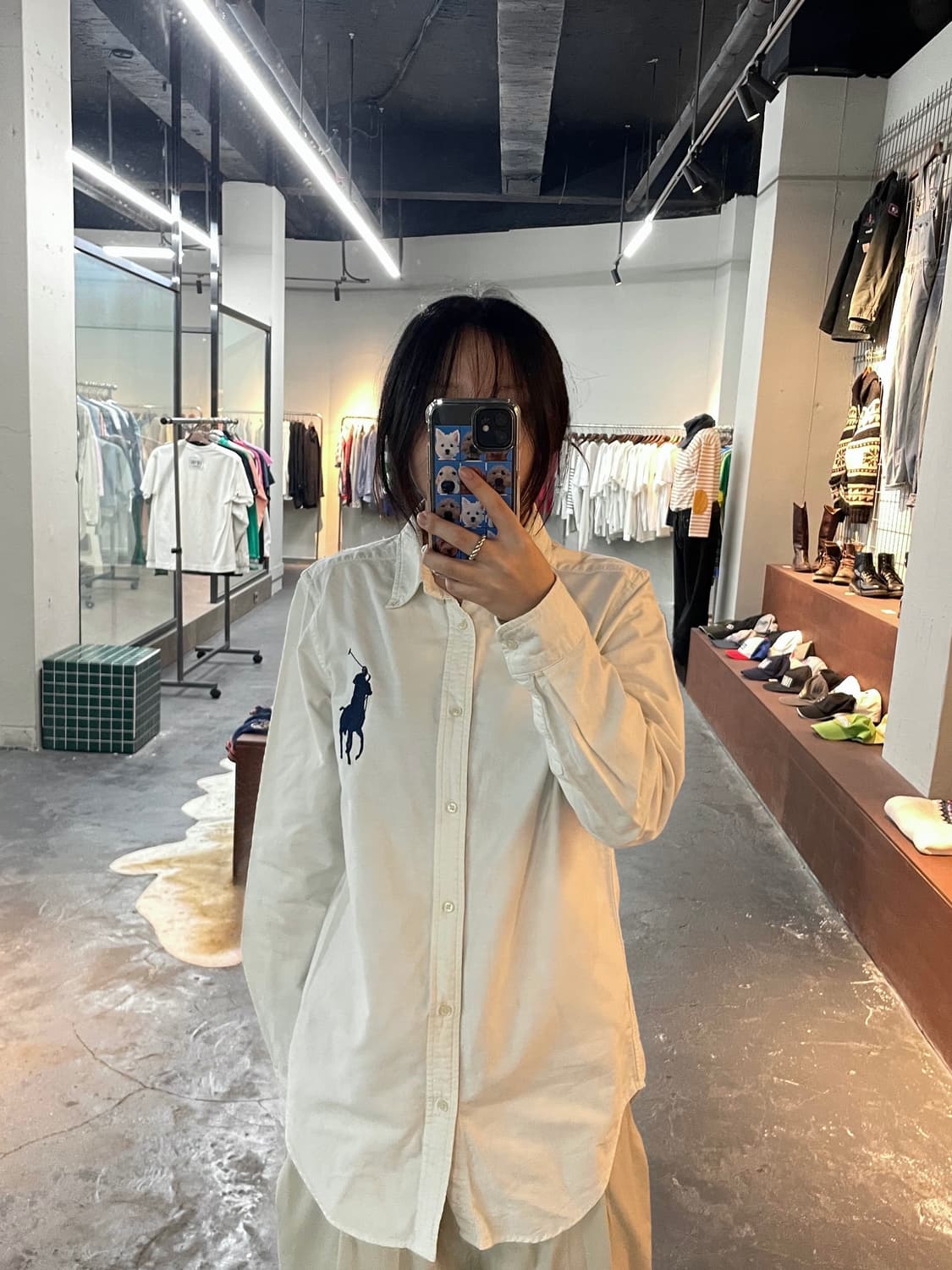 폴로랄프로렌 화이트 옥스포드 셔츠 H25 상품이미지1