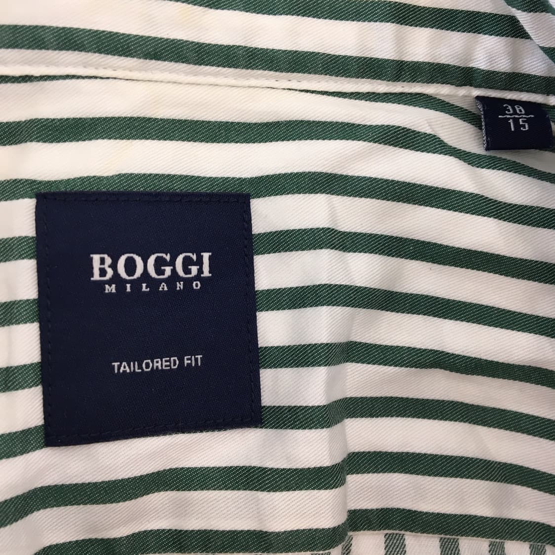 BOGGI 밀라노 (국내판) 스트라이프셔츠 95 사이즈  상품이미지5