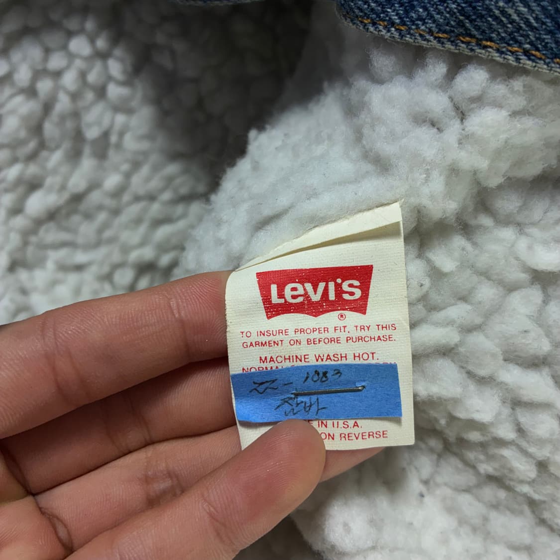 Levi's  리바이스 레드탭 쉐르파 데님 트러커 자켓  상품이미지6