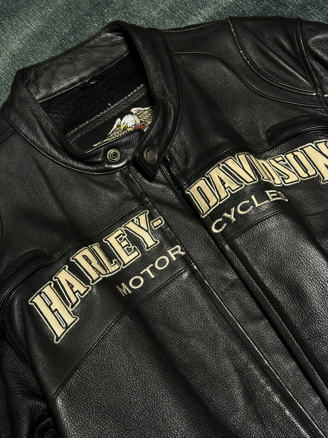 할리데이비슨 라이닝 가죽 자켓 상품이미지2