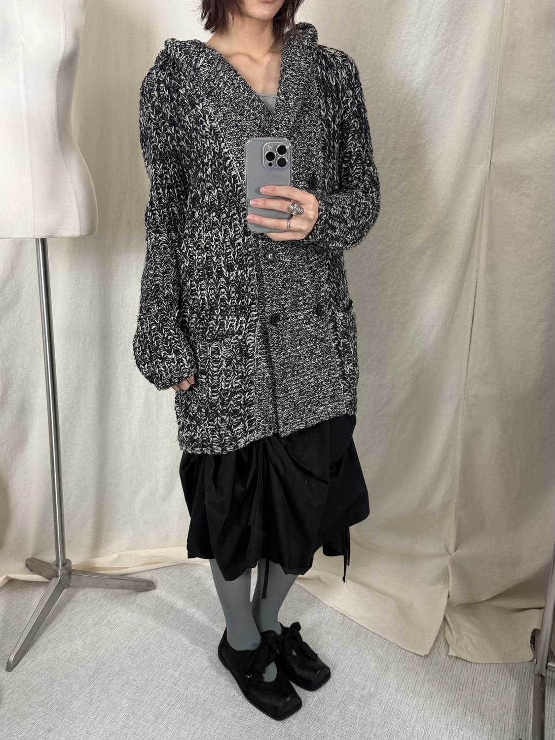 Theory 롱 니트 가디건 상품이미지2