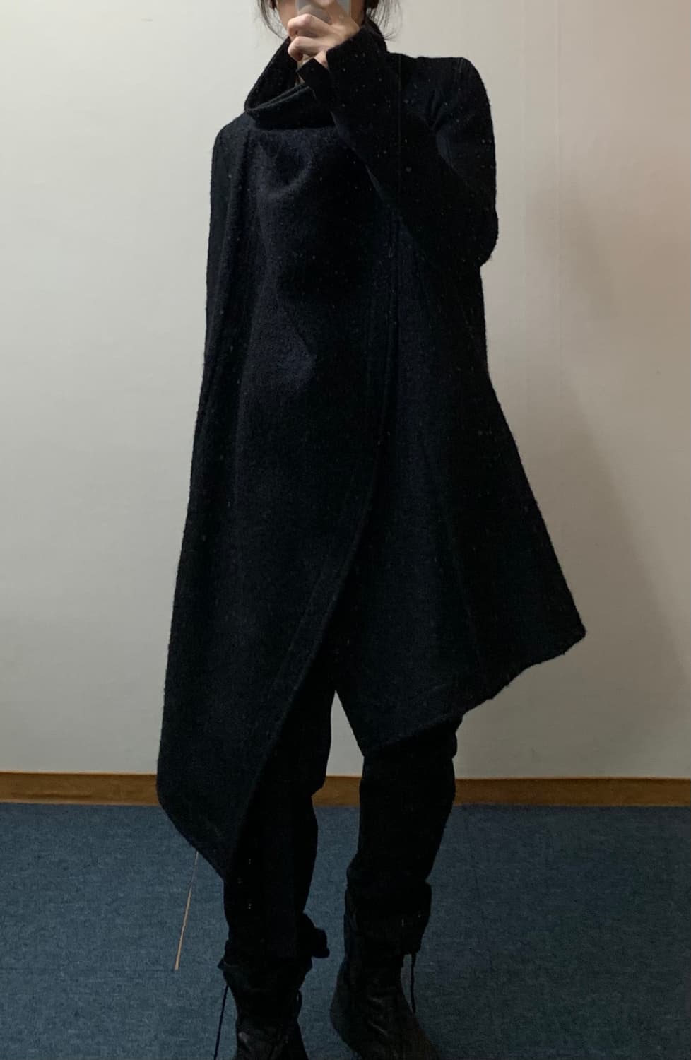 Julius 12fw 드레이프 울 코트 상품이미지9