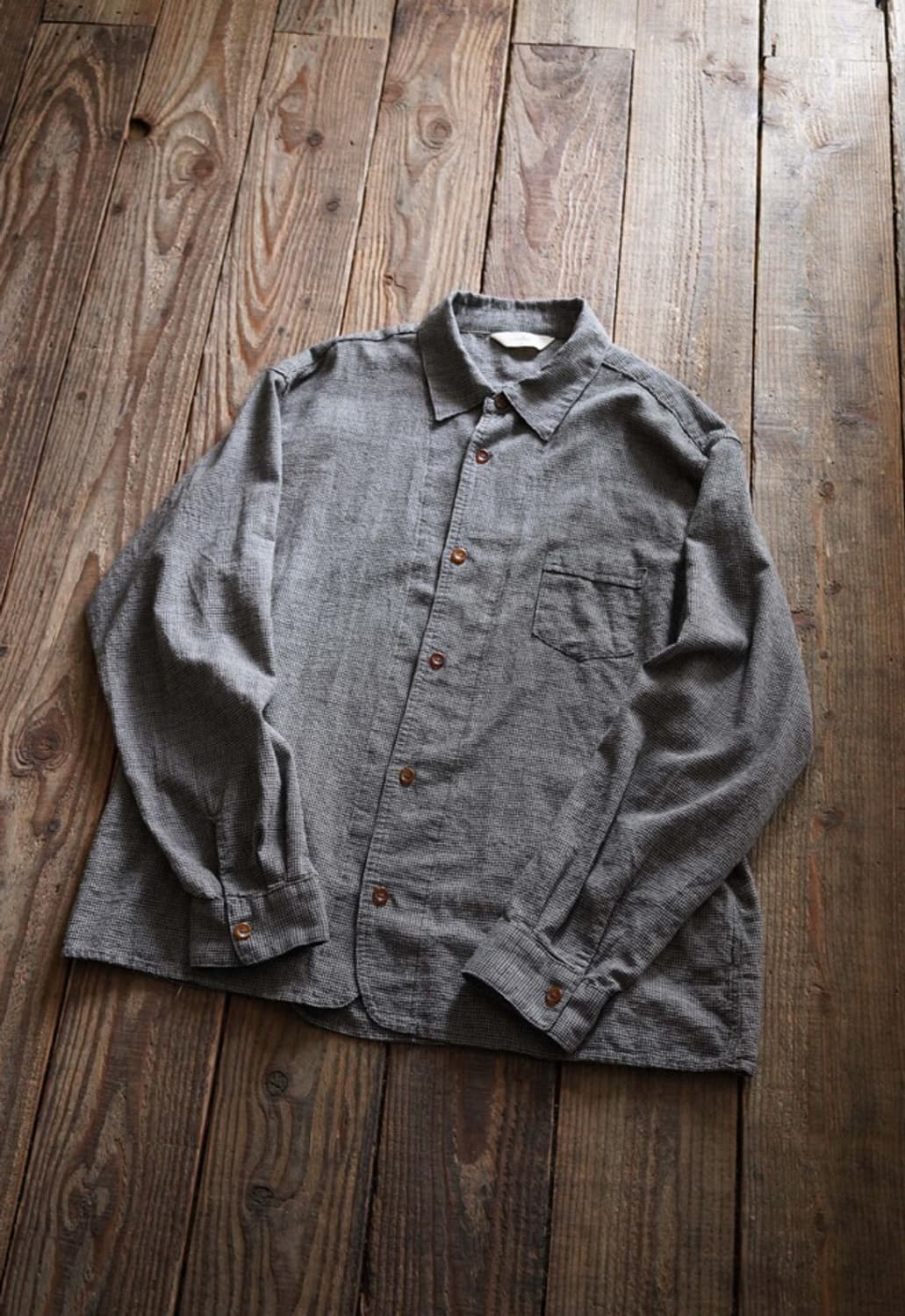 Ville check shirts (Bk / White) 상품이미지1