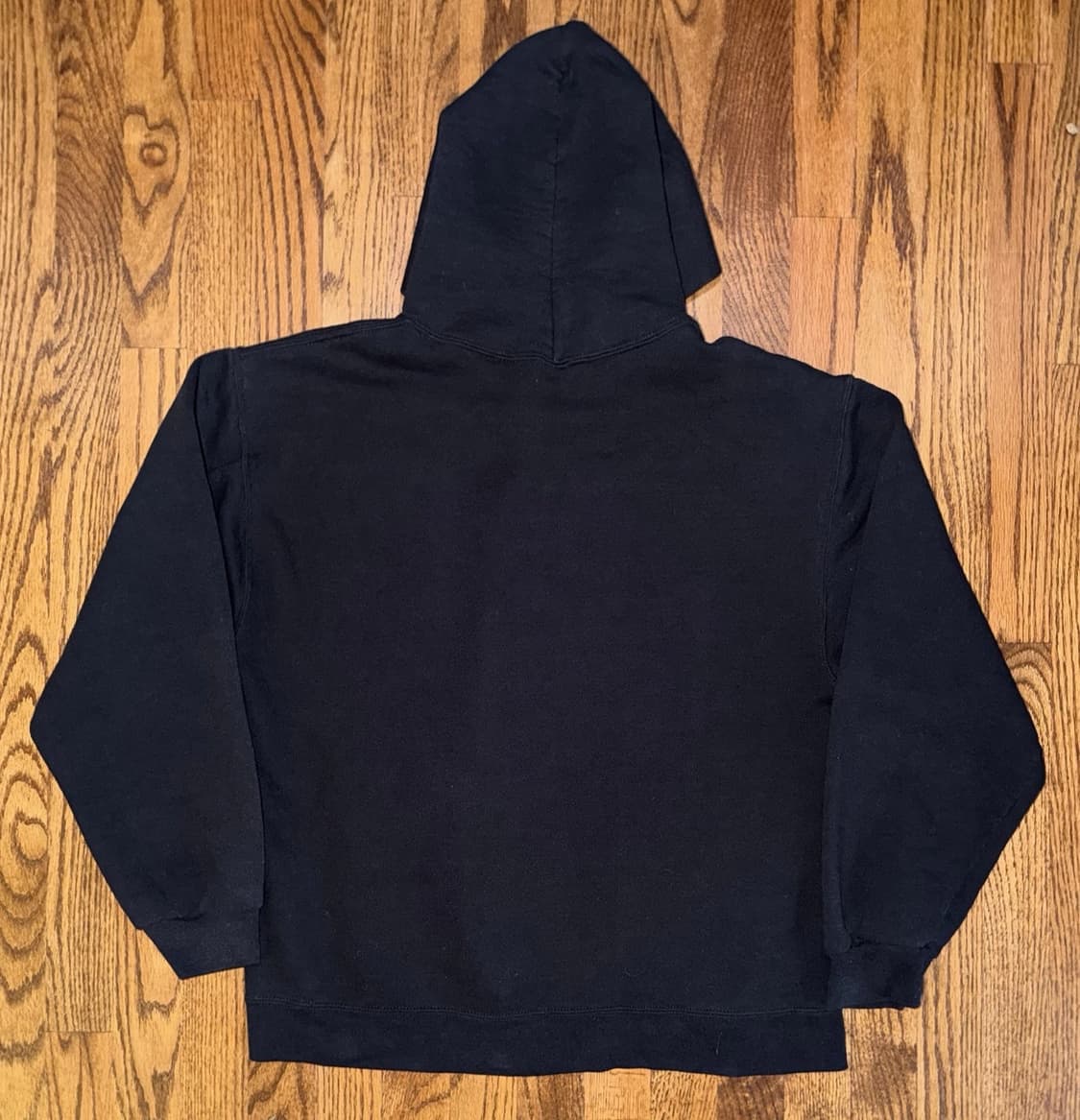 러셀 애슬레틱 빈티지 검은색 풀오버 후드티 상품이미지3