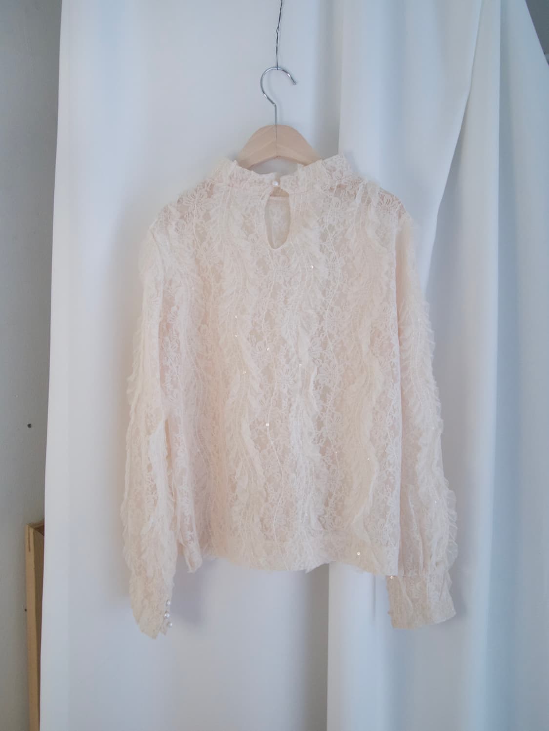 lace jacquard shirts 상품이미지3