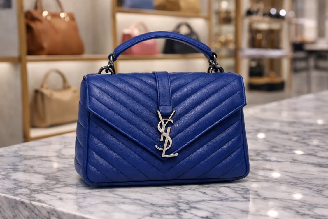 [S급] 생로랑 컬리지 모노그램 샤첼백 미디움 판매합니다!!! 상품이미지1