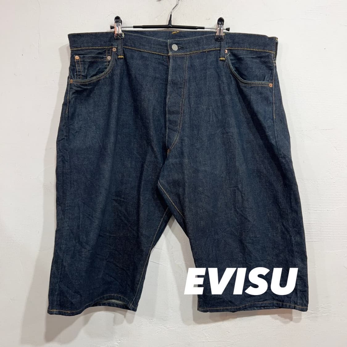 에비수 워크 데님 반바지 상품이미지1