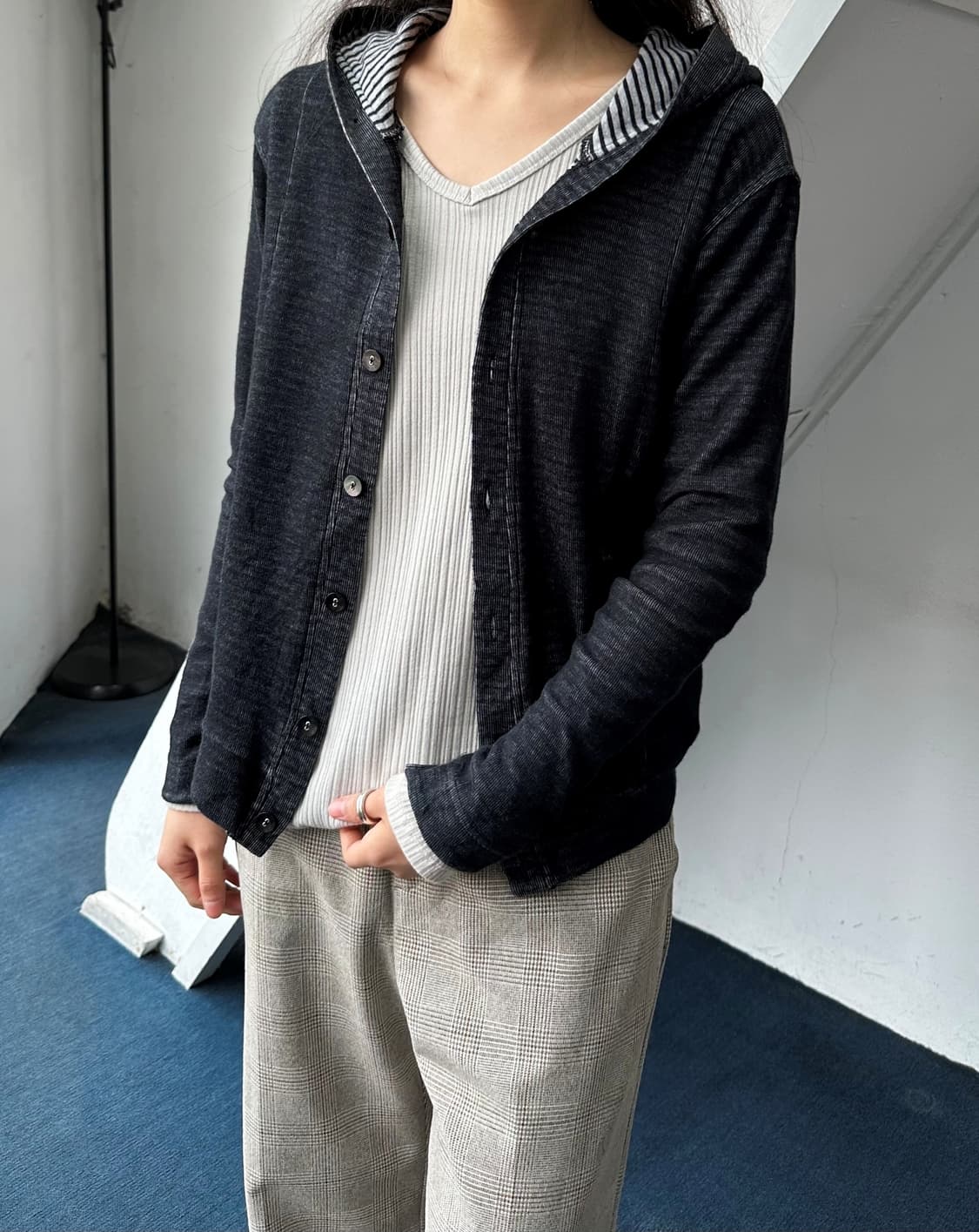 Mild cotton sweat hooded parka 상품이미지8