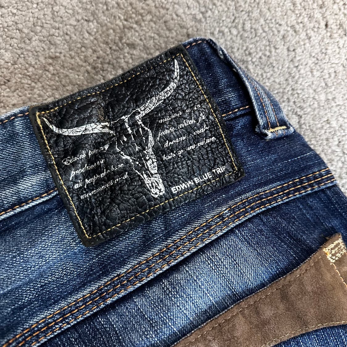 에드윈 블루트립 에스닉 데님 팬츠(32) 상품이미지7