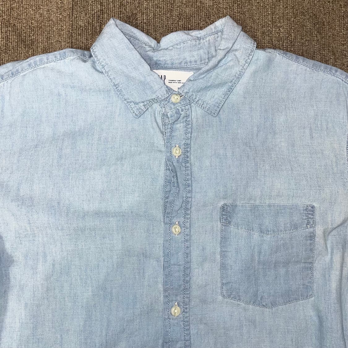 (L) GAP 갭 데님 셔츠 상품이미지4