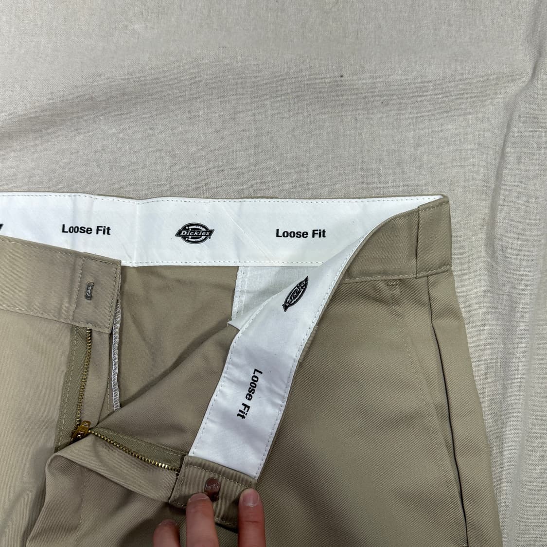 디키즈 베이지 더블니 워크팬츠 40 상품이미지5