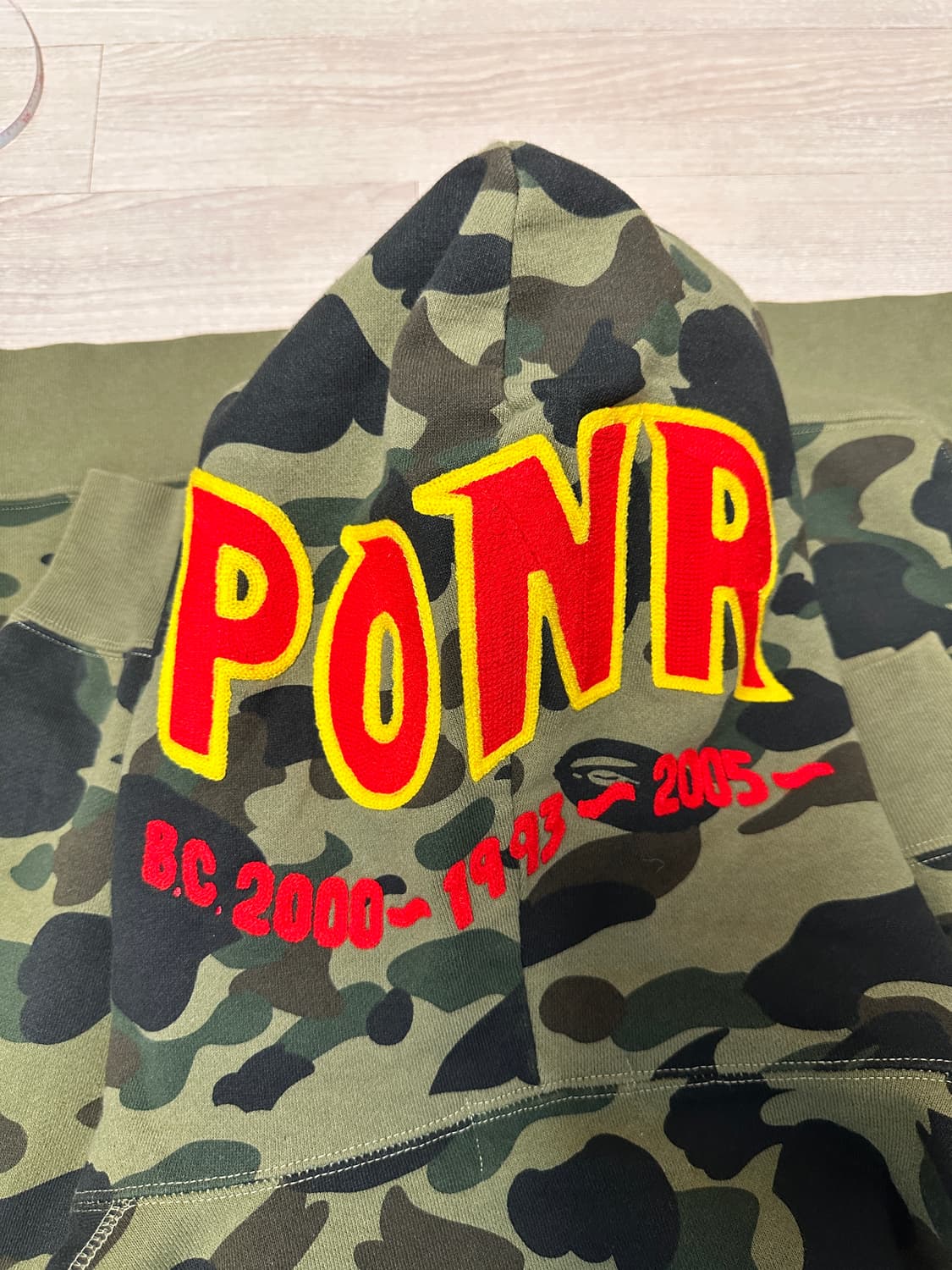 3XL) 베이프 PONR 1st Camo 녹계 상품이미지3