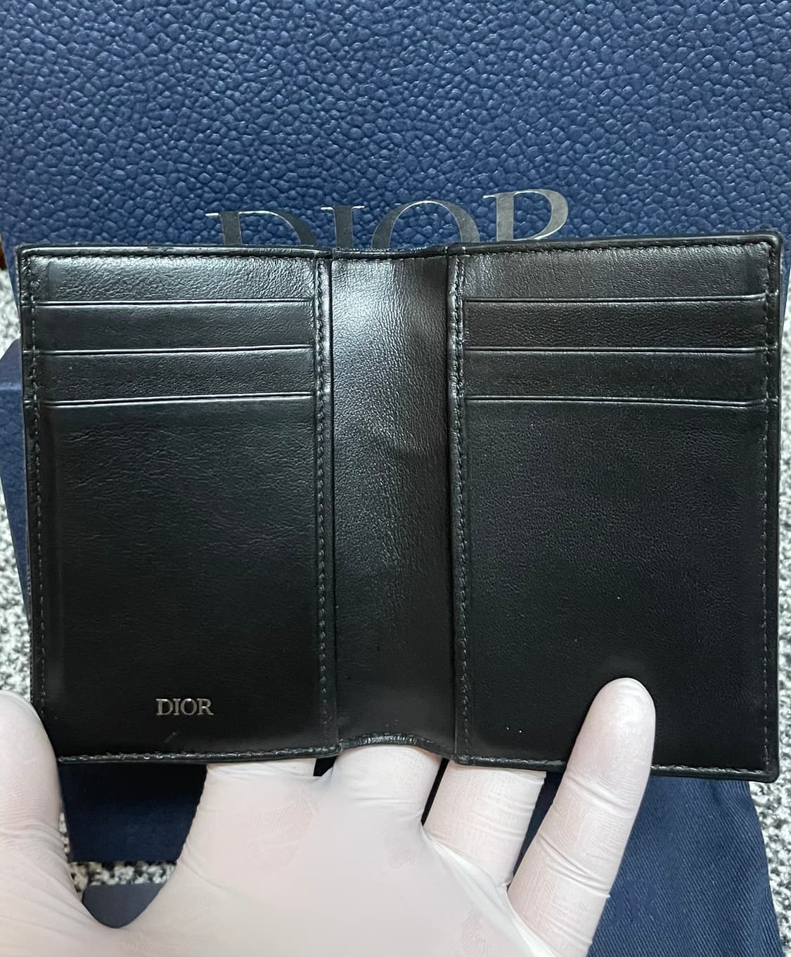 디올 오블리크 오거나이저 블랙 [OS] 상품이미지2