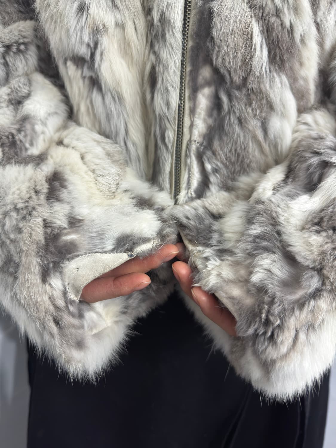 rabbit fur jacket 상품이미지6