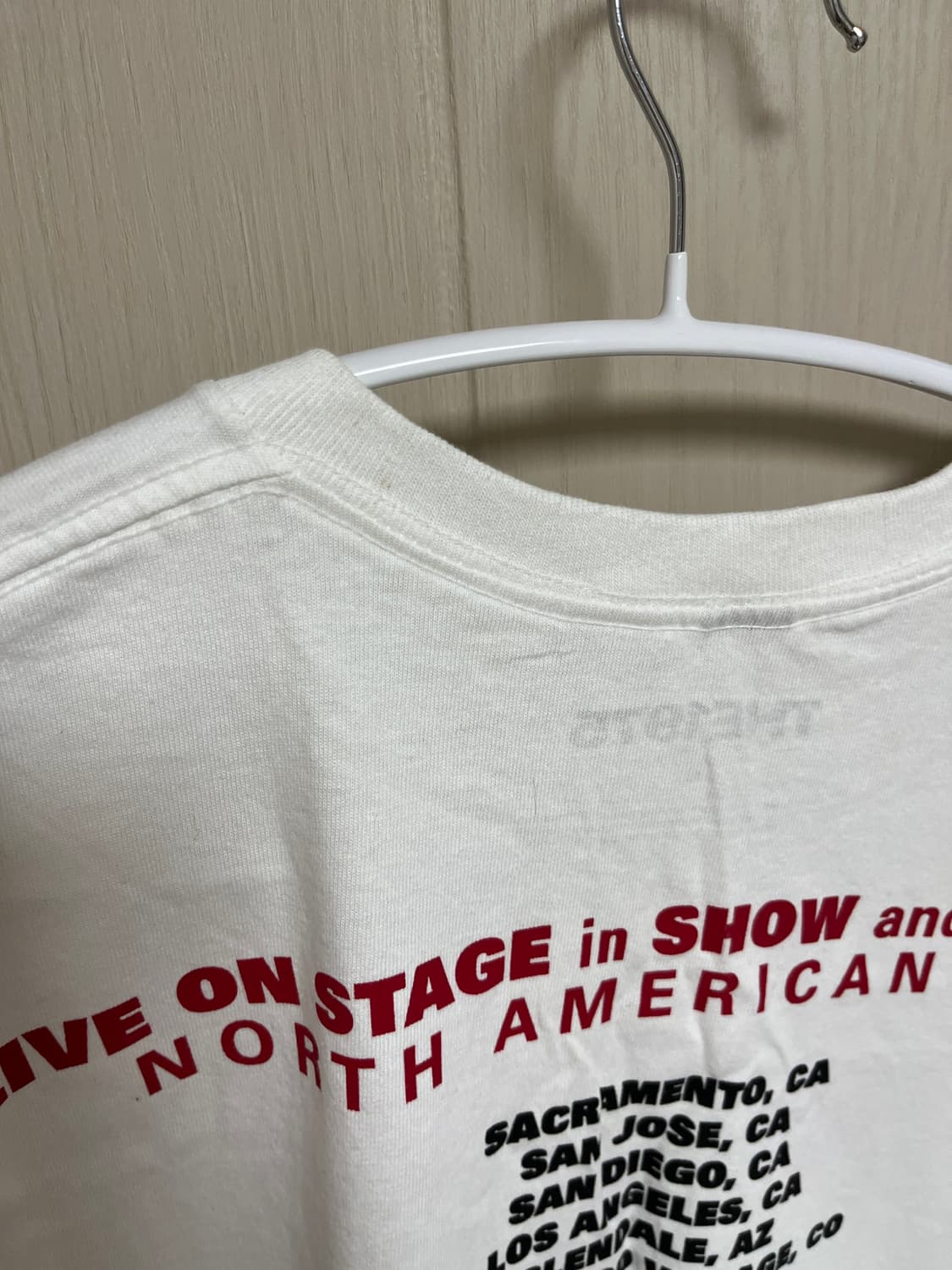 the1975 북미투어 콘서트 밴드 티셔츠 상품이미지4