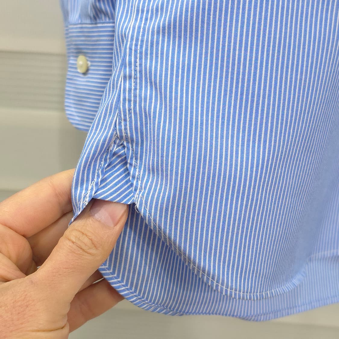 폴로랄프로렌 블루 스트라이프 셔츠- 15 /32 /33사이즈 상품이미지4