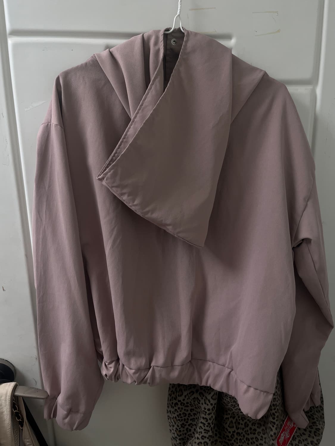 핑크 셔링 후드 상품이미지2