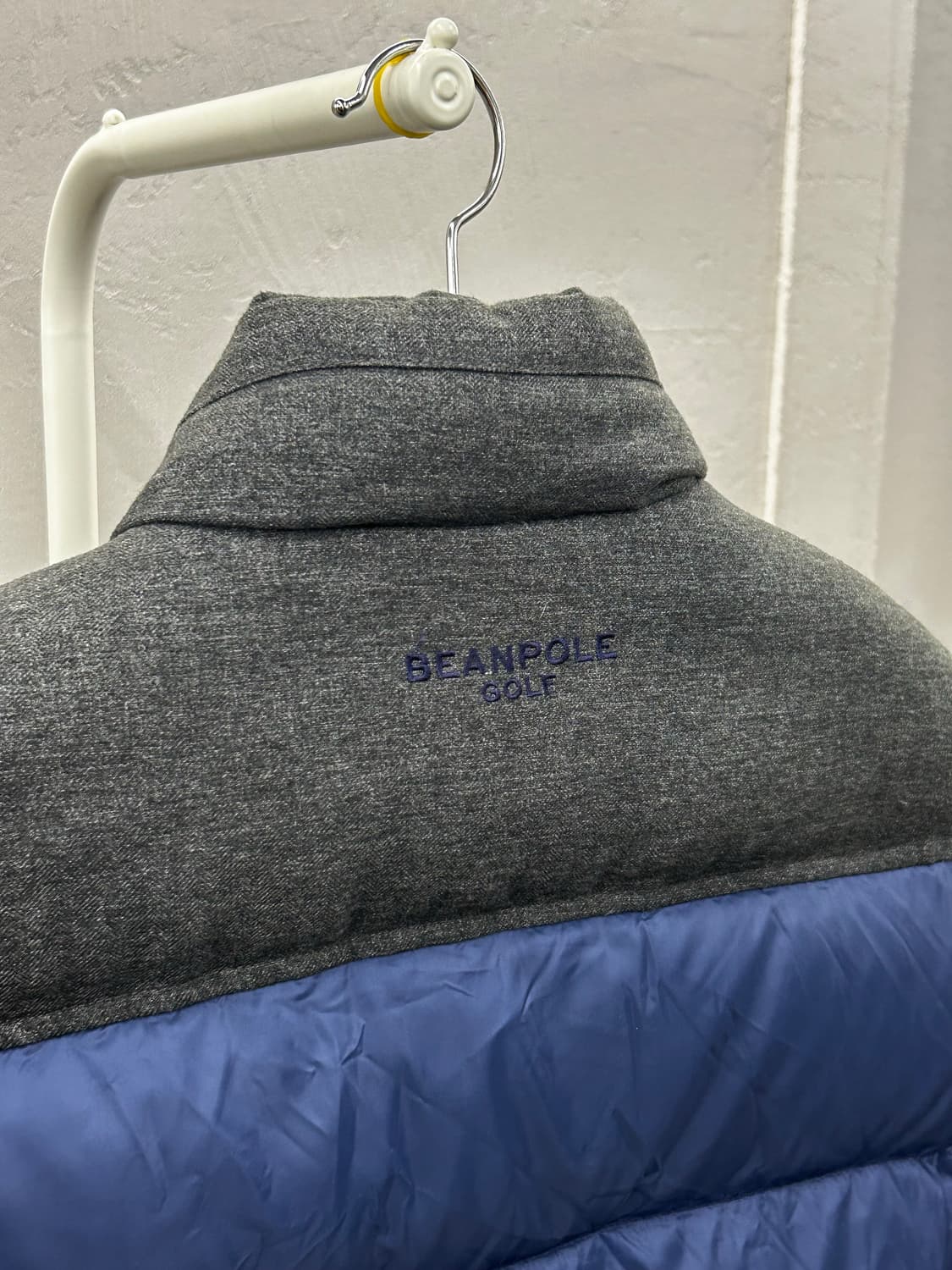 빈폴 골프(BEANPOLE) 네이비/회색 거위털 패딩 자켓 상품이미지7