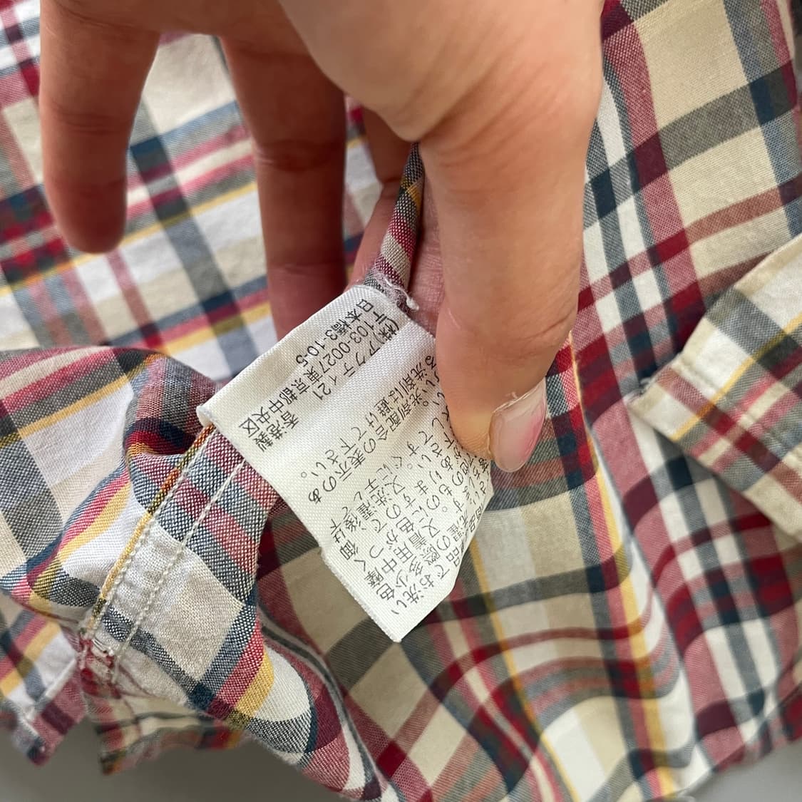 폴로랄프로렌 90s 그레고르 체크 반팔셔츠 L 상품이미지6