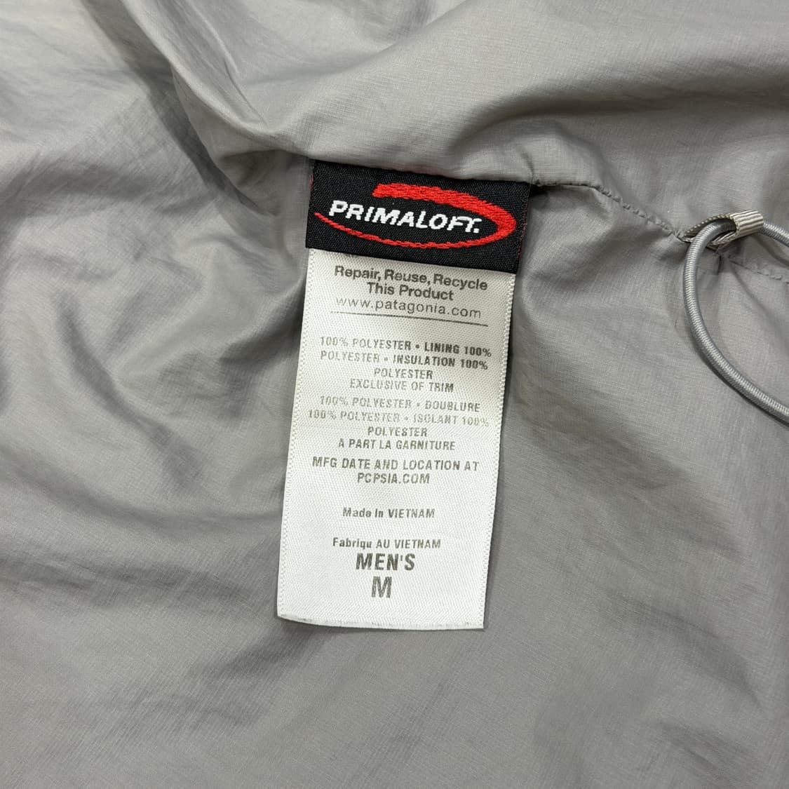 파타고니아 빈티지 나노 프리마로프트 라임 그린 베스트 조끼 M 상품이미지5