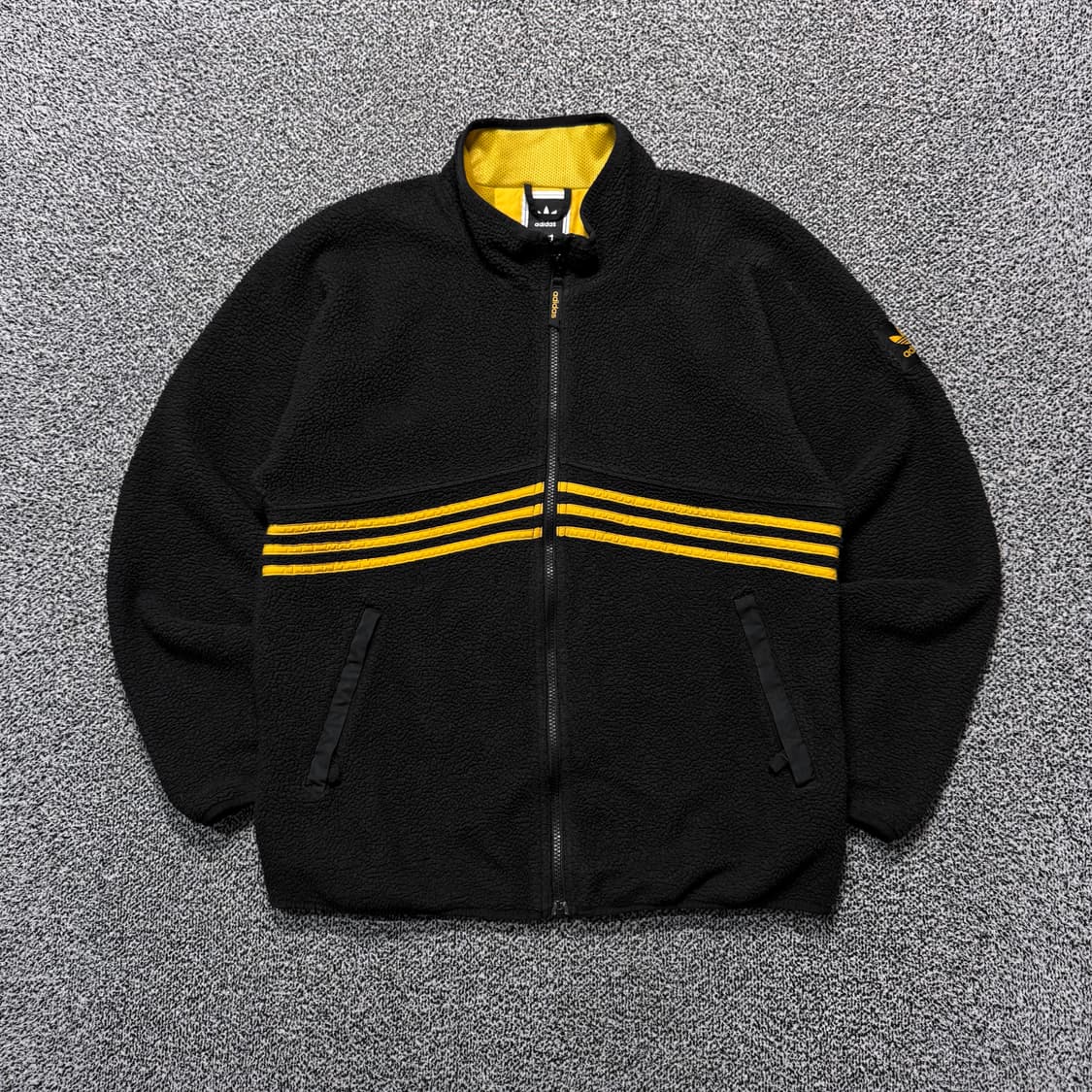 Name : 아디다스 쉐르파 블랙컬러 미드라인 후리스자켓 :)  상품이미지1