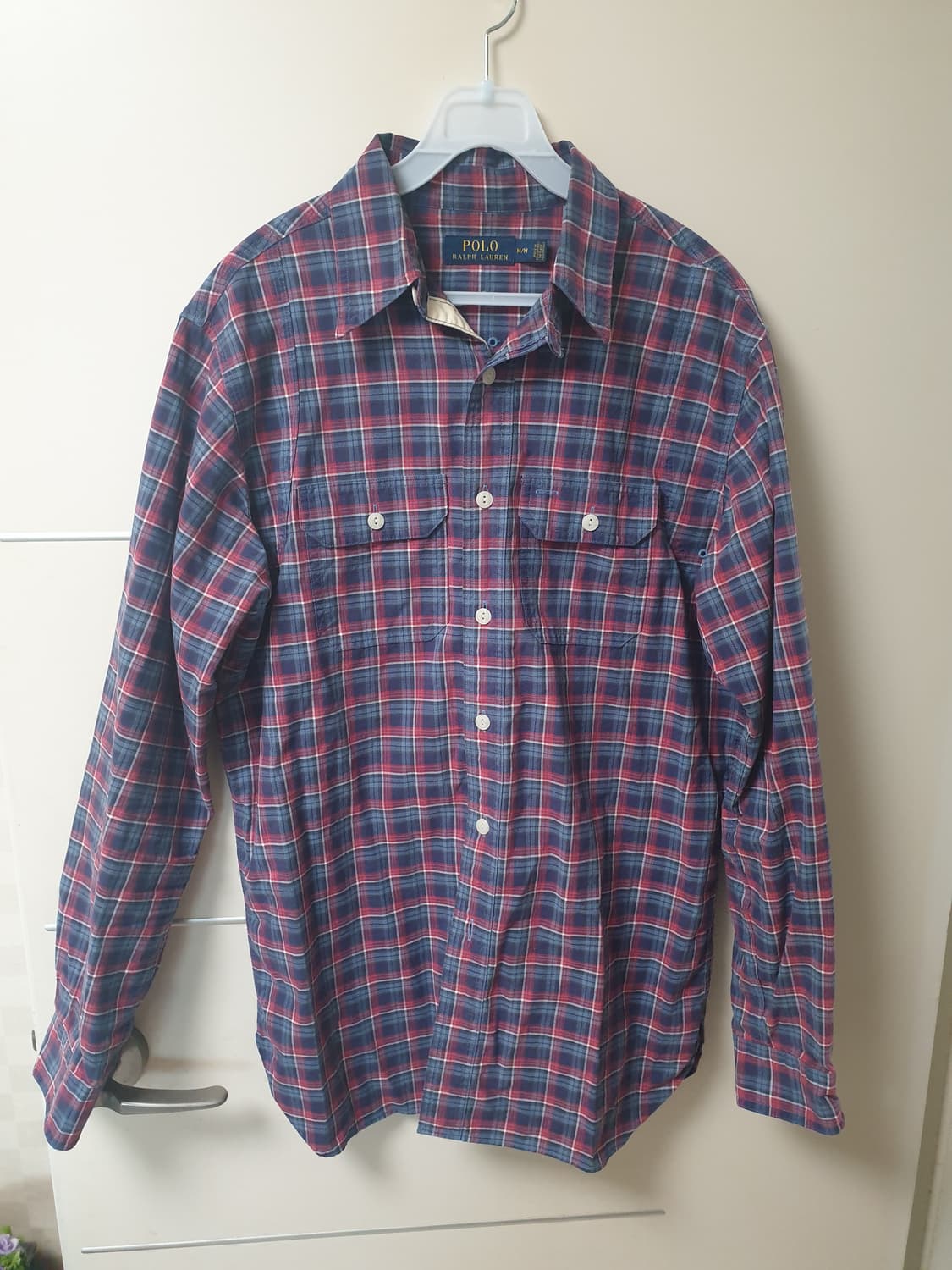 [남성] 폴로 랄프로렌 정품 체크 셔츠 M/M 상품이미지1