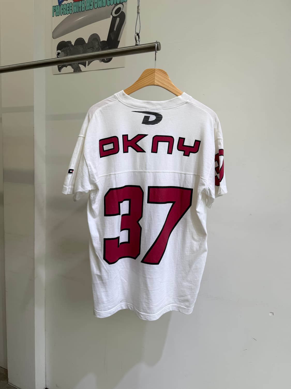 빈티지 DKNY 프린팅 티셔츠  상품이미지5
