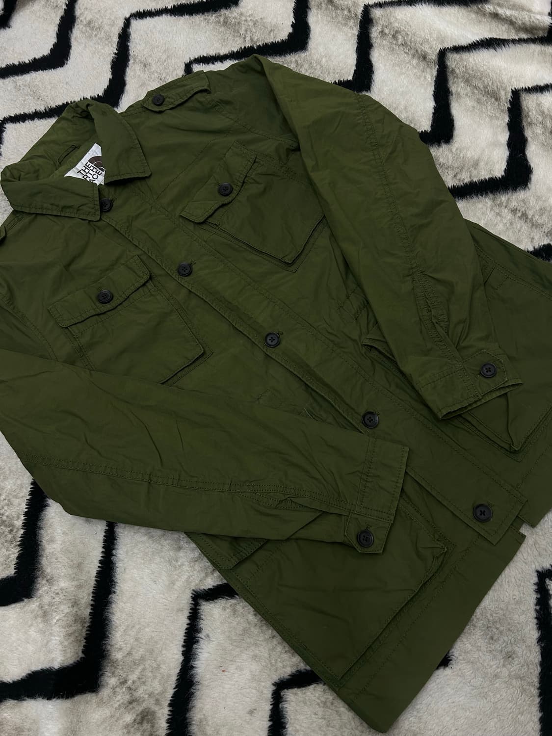 [XL]노스페이스 밀리터리 사파리 바람막이/카키 상품이미지2