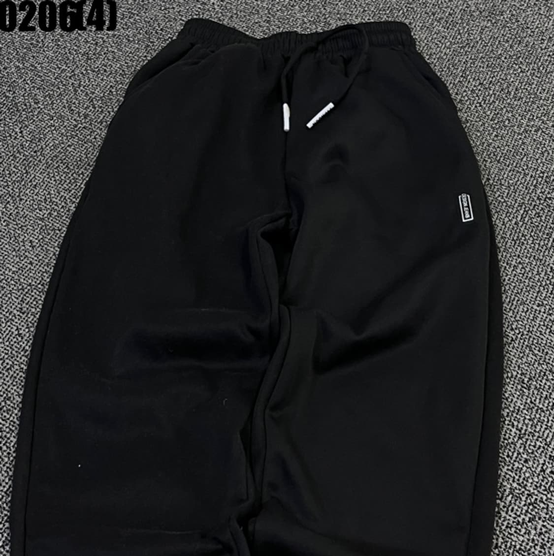 [M] 블랙 기모 융털 안감 트레이닝 조거팬츠 0206(4) 상품이미지2