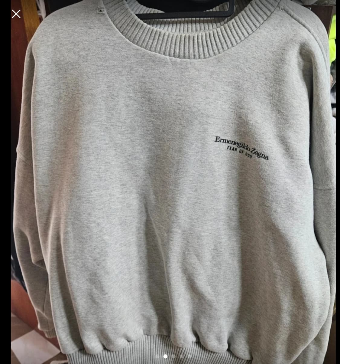 Ermenegildo Zegna와 Fear of God 콜라보 맨투맨 상품이미지2