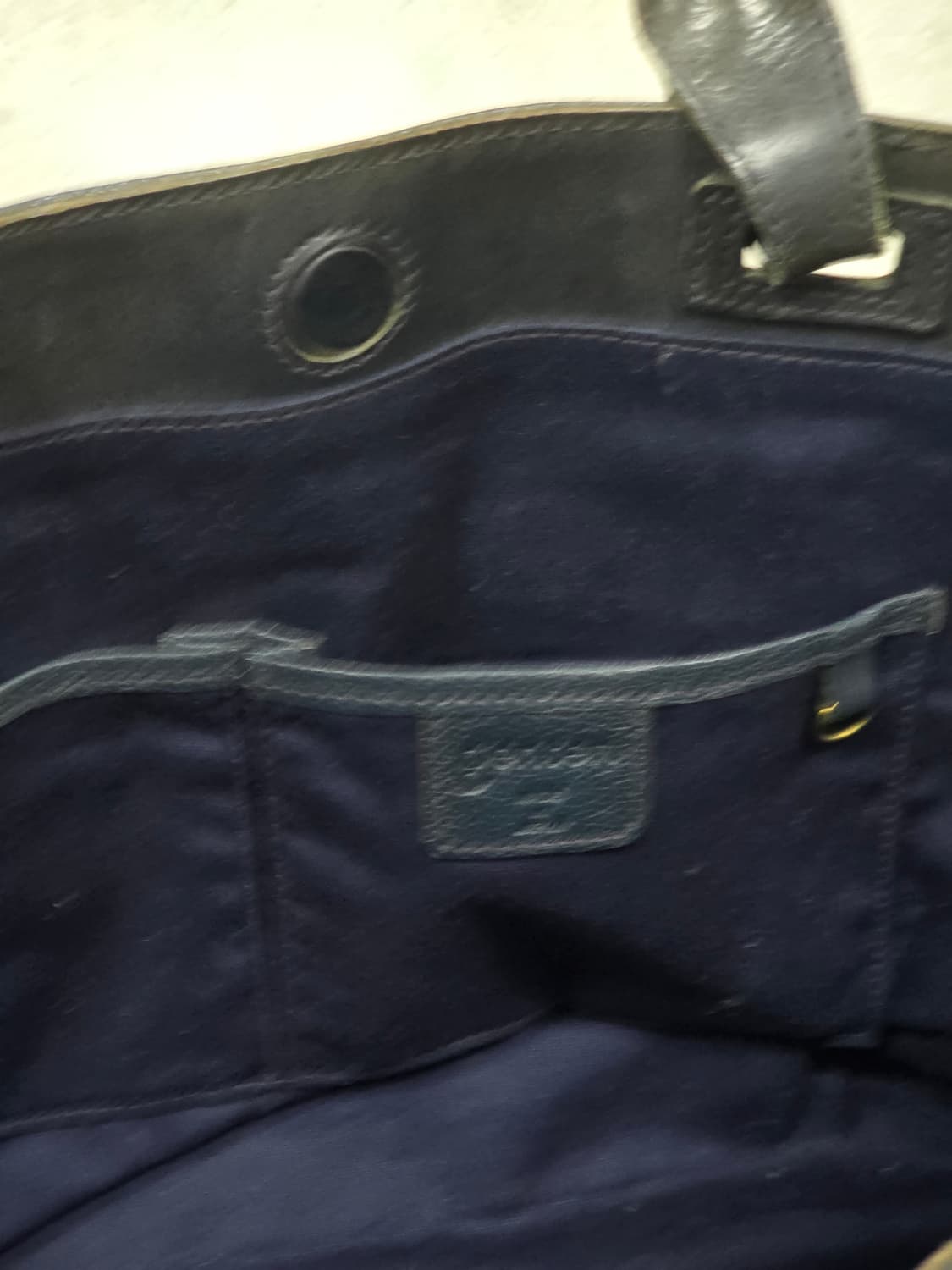 Genten 젠텐 네이비 토트백 상품이미지6