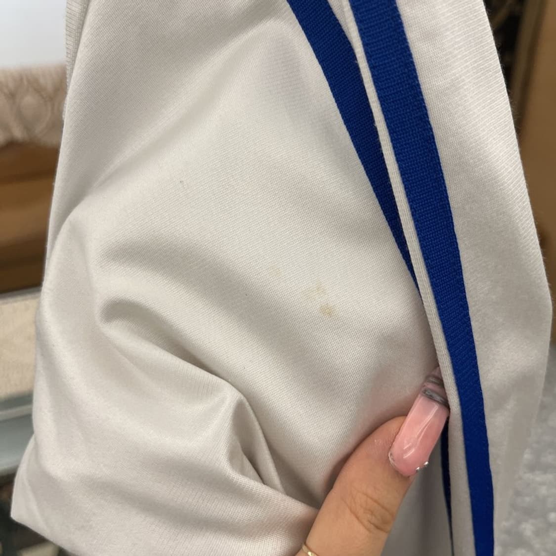 아디다스 초희귀 Y2K 레트로 배색 칠레 져지 집업 S C12458 상품이미지7