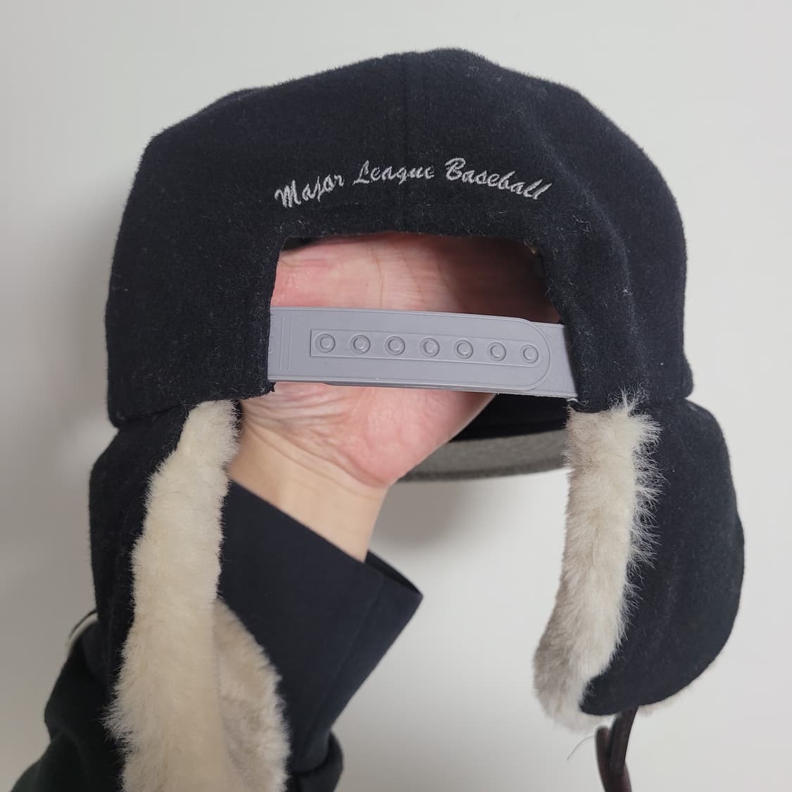 (F) MLB 엠엘비 귀달이 모자 블랙 방한캡 군밤모자 상품이미지5
