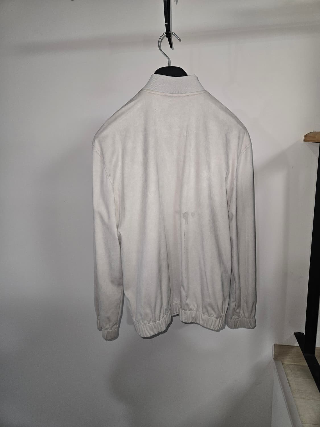 자라 라이트그레이 에코스웨이드 블루종 상품이미지2