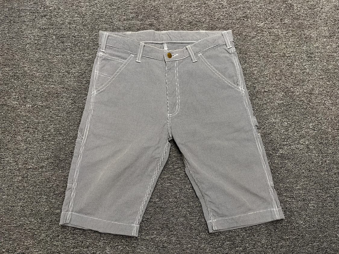 [32] 칼하트 카펜터 체크반바지  상품이미지1