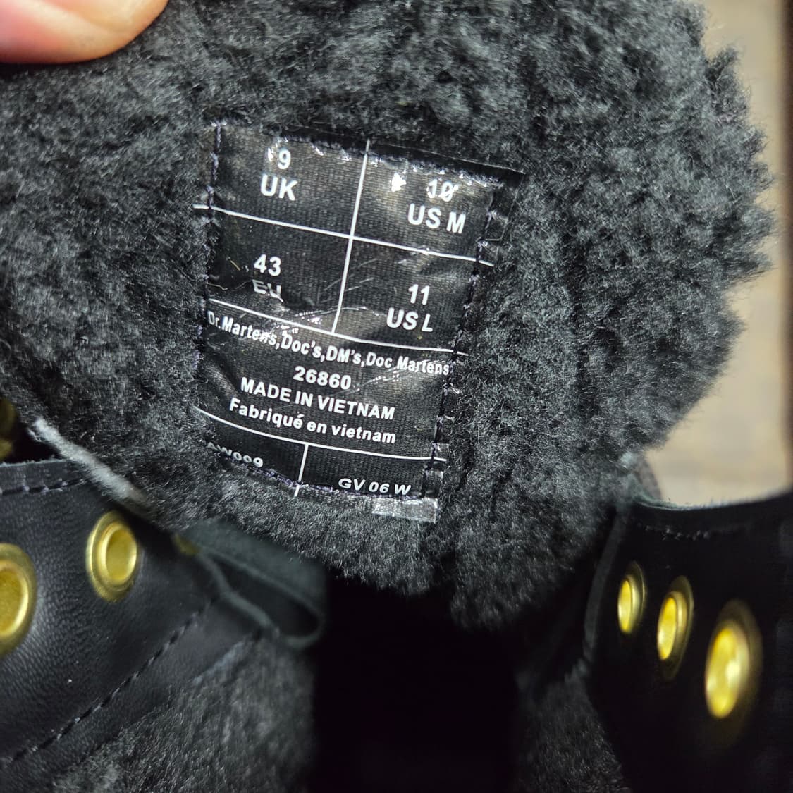 닥터마틴 양털부츠 거의 새 제품 상품이미지4