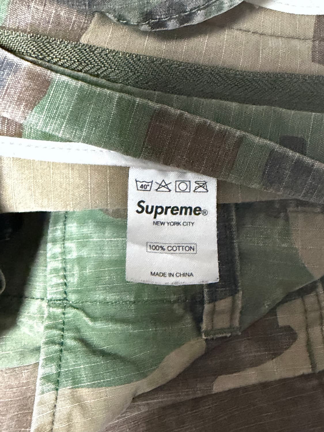 슈프림 우드랜드 카모 립스탑 카고팬츠 상품이미지4