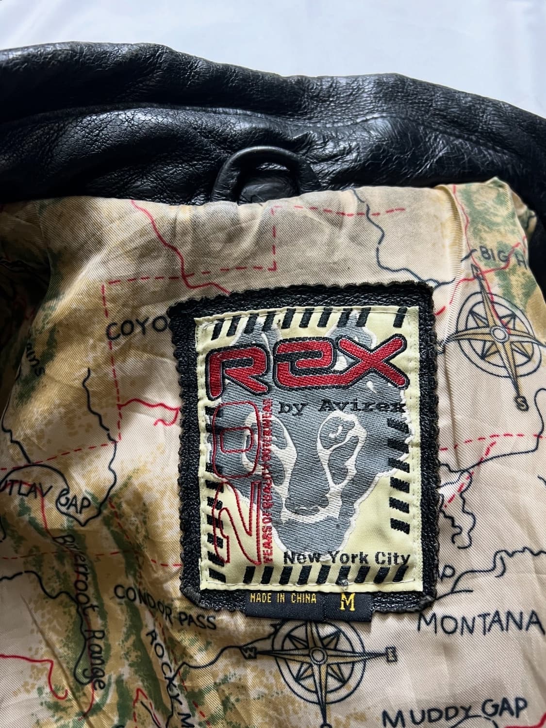 아비렉스 탑건 A-2 가죽자켓 상품이미지5