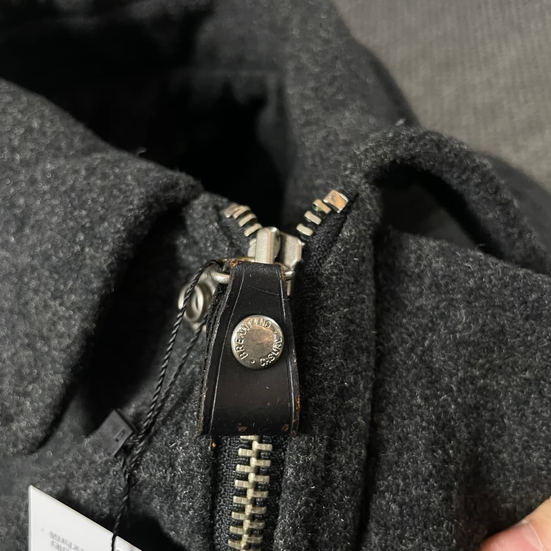 브렌타노 그레이 투포켓 울 카라 자켓 상품이미지8