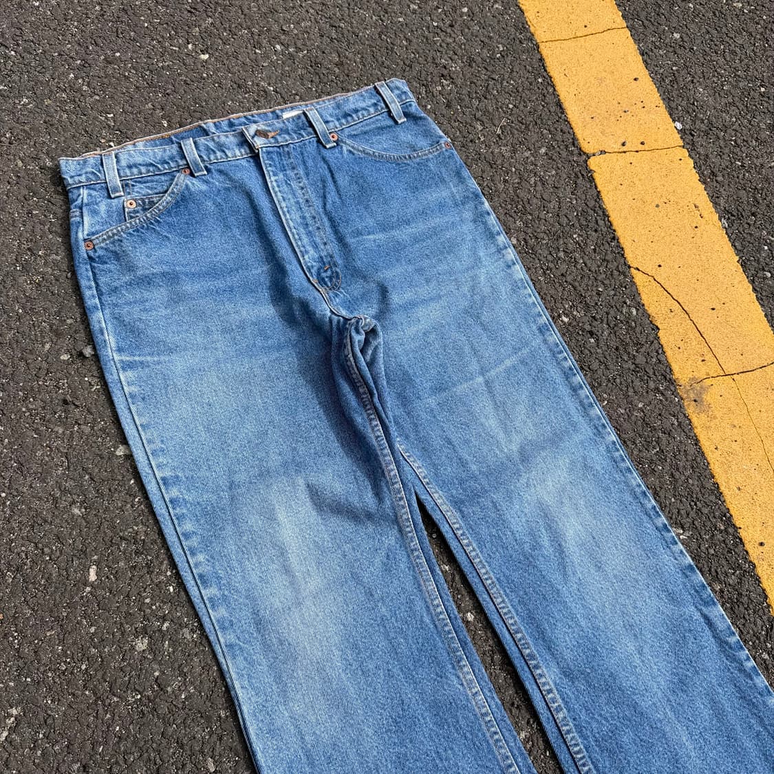 90s USA 빈티지 리바이스 517 부츠컷 오렌지탭 상품이미지3