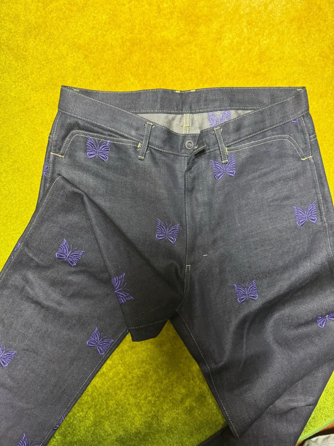 니들스 13oz 빠삐용 EMB 스트레이트 데님팬츠 상품이미지3