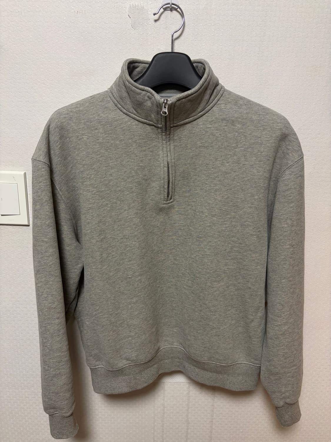 새상품급 2) 스테디에브리웨어 하프집업 멜란지 상품이미지2